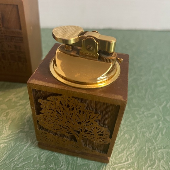 Vintage Lasercraft set of 3 American Walnut Desk Accessories - Picture 7 of 12